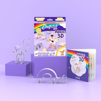 Emporte-pièces - Licorne & Arc-en-Ciel Magic 3D 2