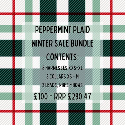 ENSEMBLE DE VENTE D'HIVER - Plaid menthe poivrée