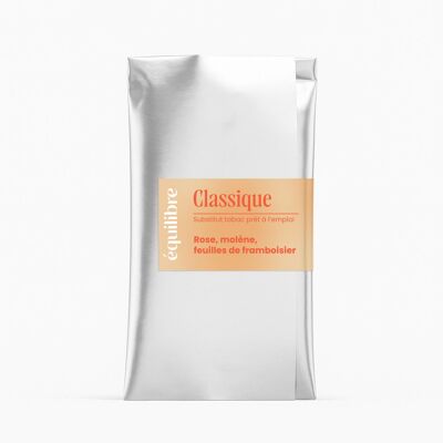 Clásico: mezcla de hierbas, sustitutos del tabaco, sabor neutro.