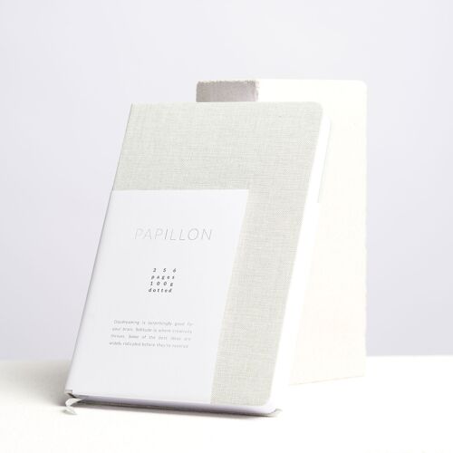 Dzukou Papillon - Linen A5 Hardcover Notebook Blank Pages