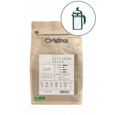 Café raro orgánico - Salvador Ataco - Émbolo 250g