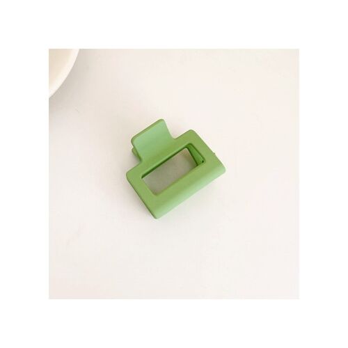 Frosted Solid Color Square Claw Clip