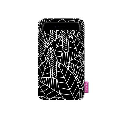 Laurel Smartphone-Hülle aus anthrazitfarbenem Filz Bertoni