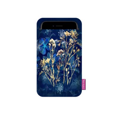 Midnight Smartphone-Hülle aus anthrazitfarbenem Filz Bertoni