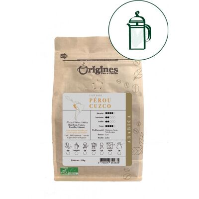 Organic rare coffee - Peru Cuzco - Piston 250g