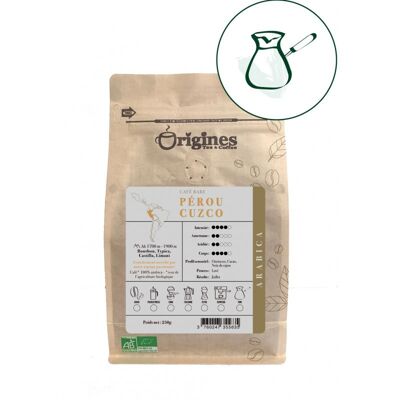 Café rare Bio - Pérou Cuzco  - Turque 250g