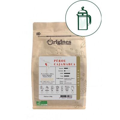 Organic rare coffee - Peru Cajamarca - Piston 250g