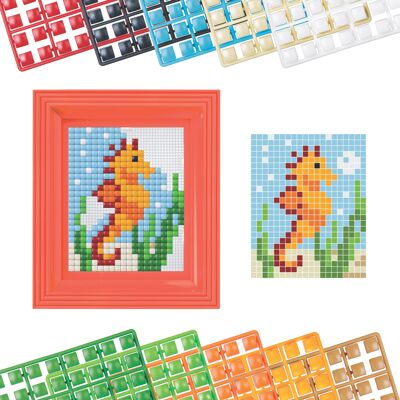 DIY-Geschenkset für Kinder | Pixelhobby Geschenkset Pixel XL mit Rahmen