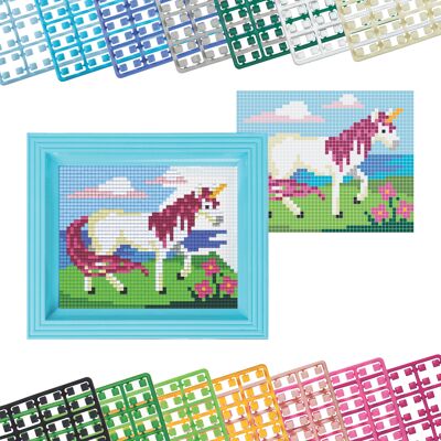 Set regalo fai da te per bambini | Confezione regalo Pixelhobby Pixel Classic con cornice
