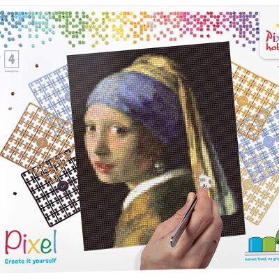 DIY-Kunst-Geschenkset | Pixelhobby Pixel Classic 4 Grundplatten-Kit