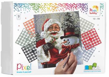 Coffret cadeau artistique DIY | Pixelhobby Kit de plaque de base Pixel Classic 9 9