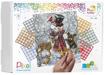 Coffret cadeau artistique DIY | Pixelhobby Kit de plaque de base Pixel Classic 9 11