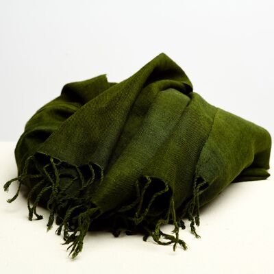 Dzukou Timeless Silk - Handwoven Eri Silk Scarf - Vegan Silk