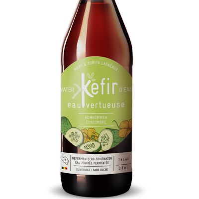 Kefir Eau Virtueuse - Cucumber - ORGANIC - no need for a fridge