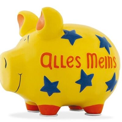 Money box KCG Mittelschwein, all mine! Medium, made of ceramic, Art. 101467 (W / H / D) 17x15x15 cm