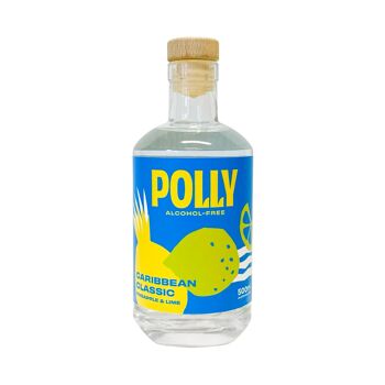 POLLY Caribbean Classic, alternative au rhum sans alcool, bouteille de 500ml 5