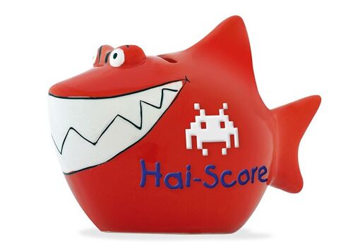 Spardose KCG Hai, Hai-Score, aus Keramik (B/H/T) 13x11x7,5 cm