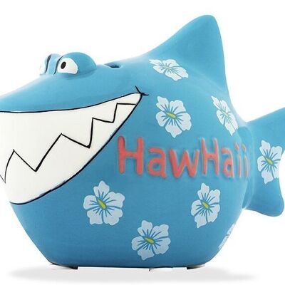 Money box KCG Hai, HawHaii, made of ceramic (W/H/D) 13x11x7.5 cm