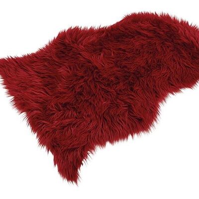 Artificial fur Bordeaux (W / H) 90x60cm
