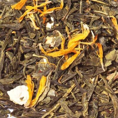 Té Especial Valiente, Té Verde Orgánico de Jengibre y Naranja