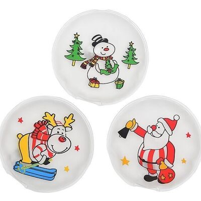 Calentador de bolsillo Nicholas / Moose / Snowman, 9 cm