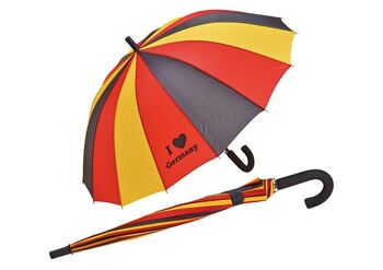 Parapluie Allemagne en plastique coloré (B) 84cm