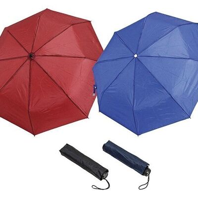 Paraguas de bolsillo Basic, 4 surtidos, 57 x 97 cm.