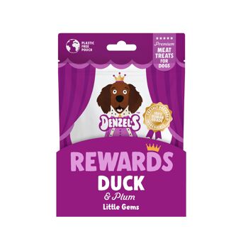 Récompenses : canard et prune Little Gems 70 g (boîte de 10) 5