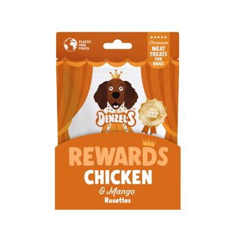 Récompenses : Rosettes de poulet et de mangue 70 g (boîte de 10) 5