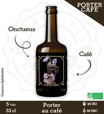 Le Veilleur de Bières bio - Dorothy Porter Café 33cl - 5%
