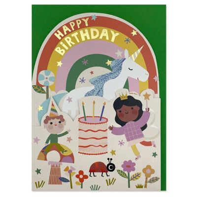 Feliz cumpleaños - Tarjeta de cumpleaños para niños que tengas un día mágico