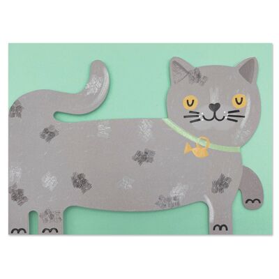 British Shorthair cat card