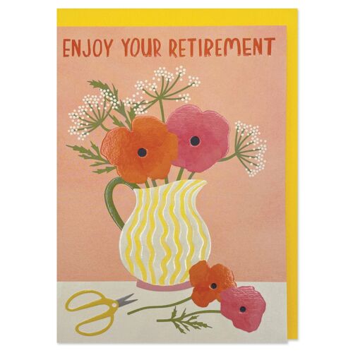Enjoy your retirement' card