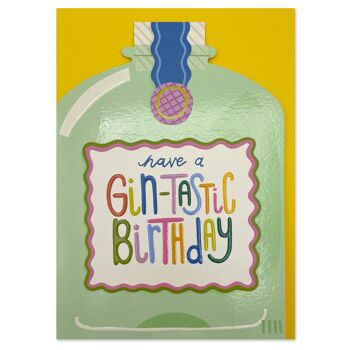 Avoir une carte d'anniversaire gin-tastic 1