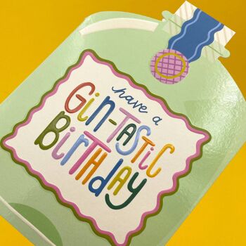 Avoir une carte d'anniversaire gin-tastic 2