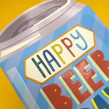 Carte d'anniversaire Happy Beer Day' 2