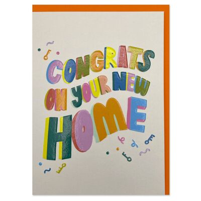 Congratulazioni per la carta della tua nuova casa