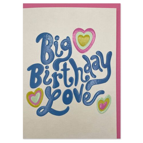 Big Birthday love' card