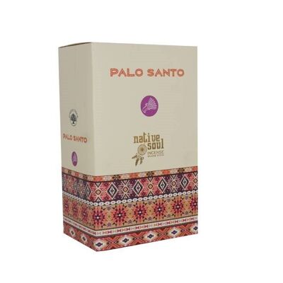Native Soul Palo Santo Bastoncini di incenso Espositore da 12 pacchetti