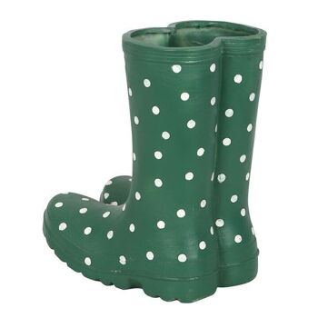 Jardinière Welly Boot vert foncé 3