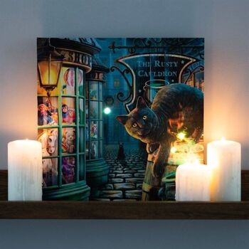 Plaque lumineuse sur toile The Rusty Cauldron par Lisa Parker 5