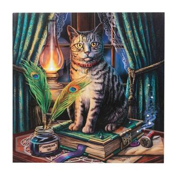 Plaque lumineuse sur toile Book of Shadows par Lisa Parker 1