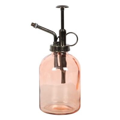 Brumisateur de plantes en verre minimaliste rose