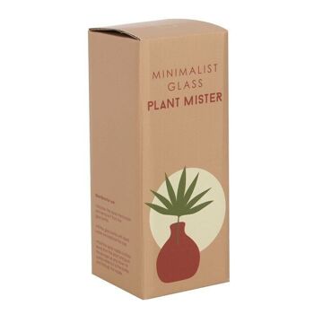 Brumisateur de plantes en verre minimaliste rose 4