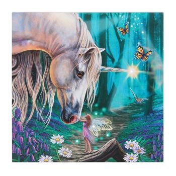 Plaque lumineuse sur toile Fairy Whispers par Lisa Parker 1