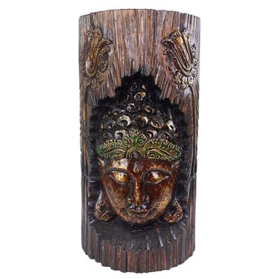 Albasia Wood Carved Buddha Decoration