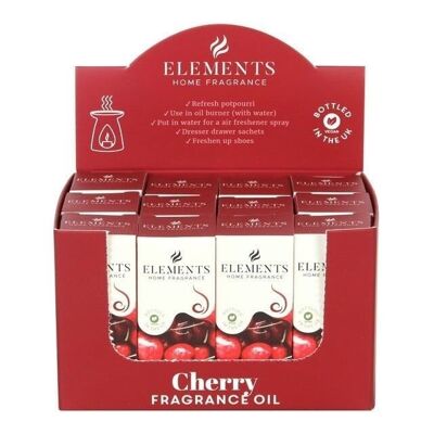 Conjunto de 12 aceites aromáticos de cereza Elements