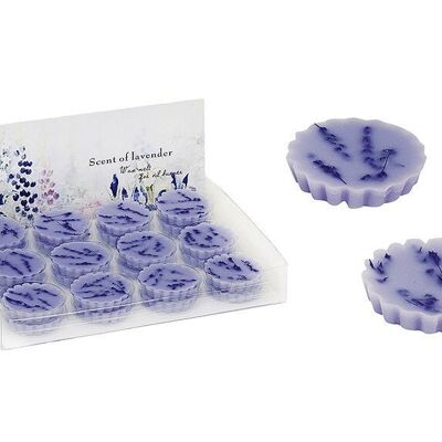 Lavender fragrance wax for fragrance lamps, approx. 15g, 5 cm diameter