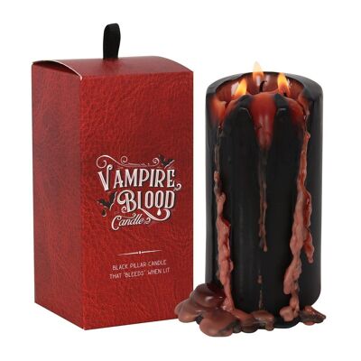 Grande candela a colonna di sangue di vampiro