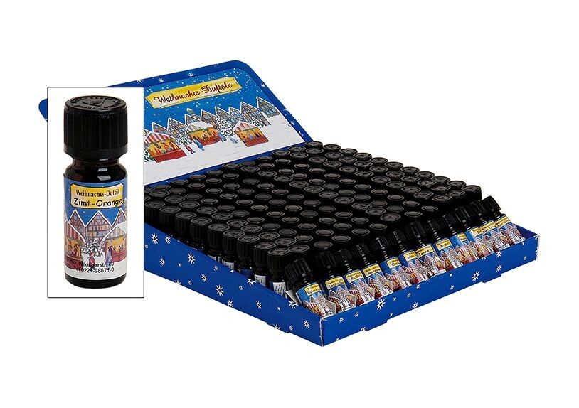 Surtido de aceites perfumados de Navidad, 144 piezas, 10 ml